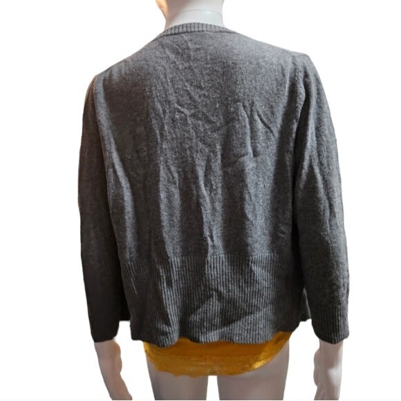 LOFT Charcoal Gray Women's Cardigan Sweater - Picture 5 of 6